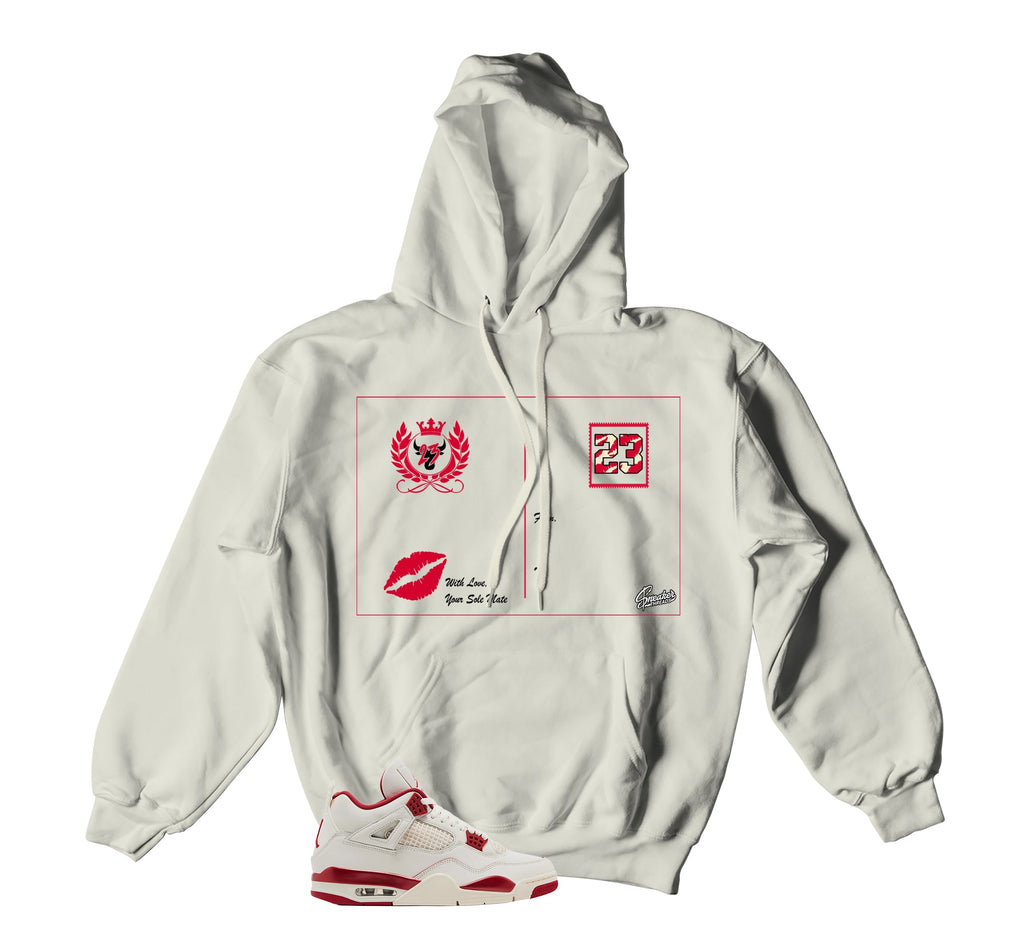 Retro 4 Valentine's Day Post Card Hoody