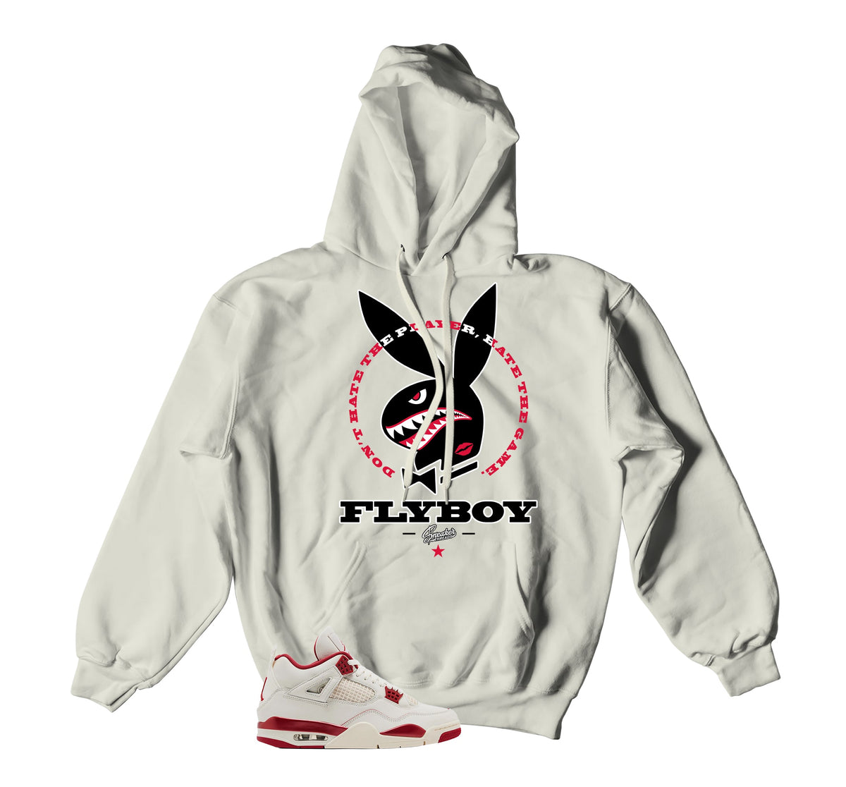 Retro 4 Valentine's Day Fly Boy Hoody