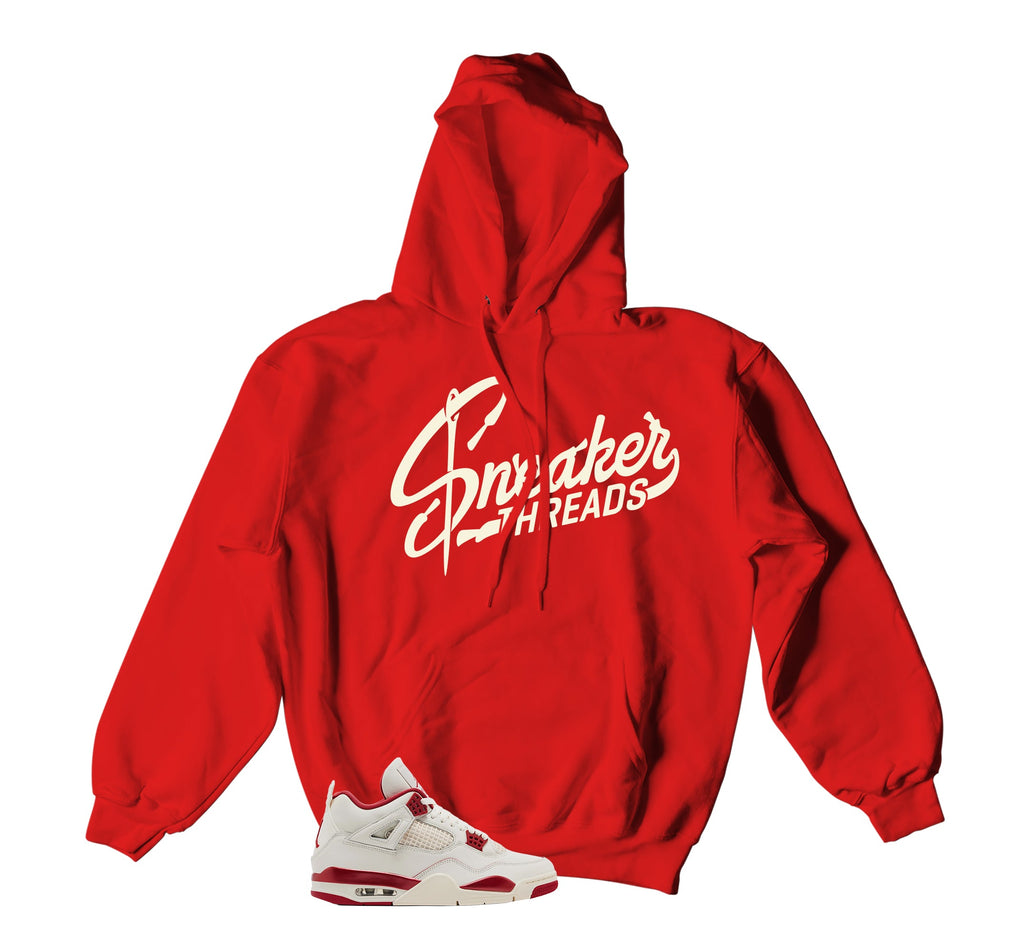 Retro 4 Valentine's Day Sneaker Threads Hoody