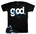 Retro 5 Black Carolina God is Good Shirt