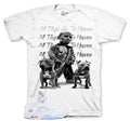 Retro 5 White Metallic All Dogs Shirt