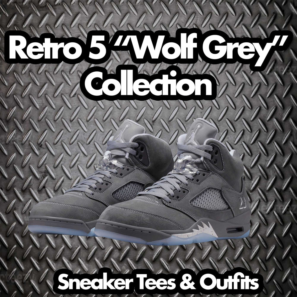 Retro 5 Wolf Grey Archangel Varsity Jacket