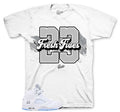 Retro 5 White Metallic Fresh Fives Shirt
