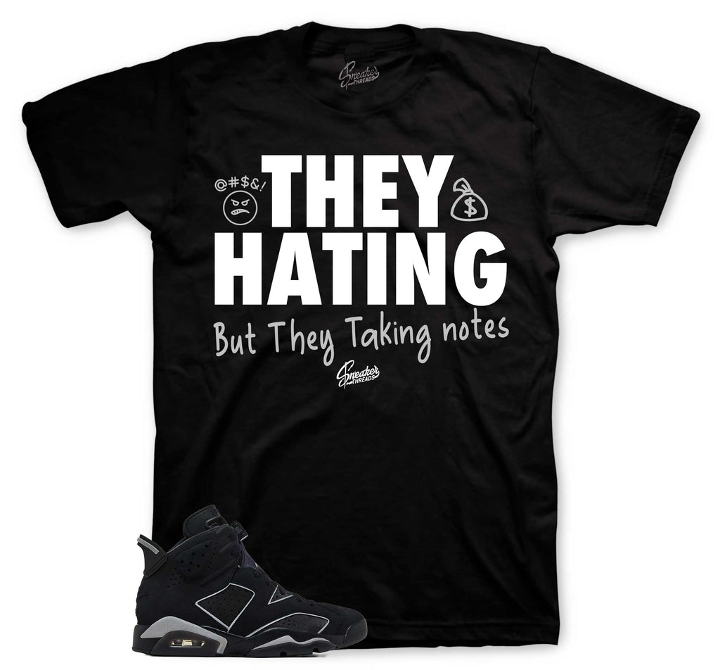 Retro 6 Cap & Gown They Hating Shirt