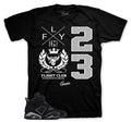 Retro 6 Cap & Gown Flight Crest Shirt