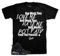 Retro 6 Cap & Gown Trust The Process Shirt