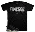 Retro 6 Low Blackout Finesse Shirt
