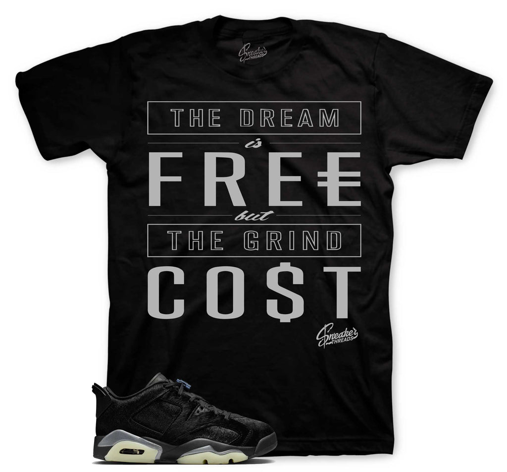 Retro 6 Low Blackout Cost Shirt