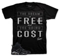 Retro 6 Cap & Gown Cost Shirt