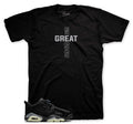 Retro 6 Low Blackout Greatness Cross Shirt