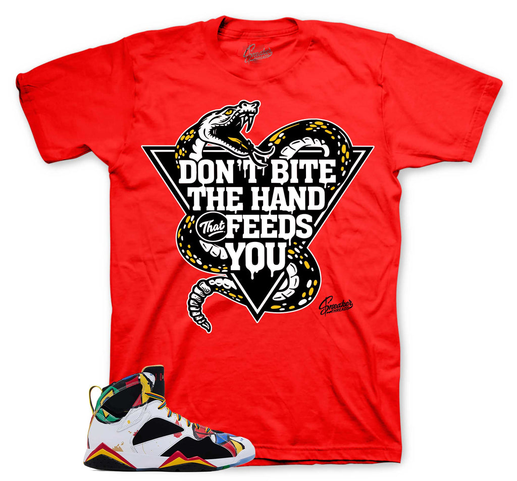 Retro 7 Miro Don't Bite The Hand Shirt