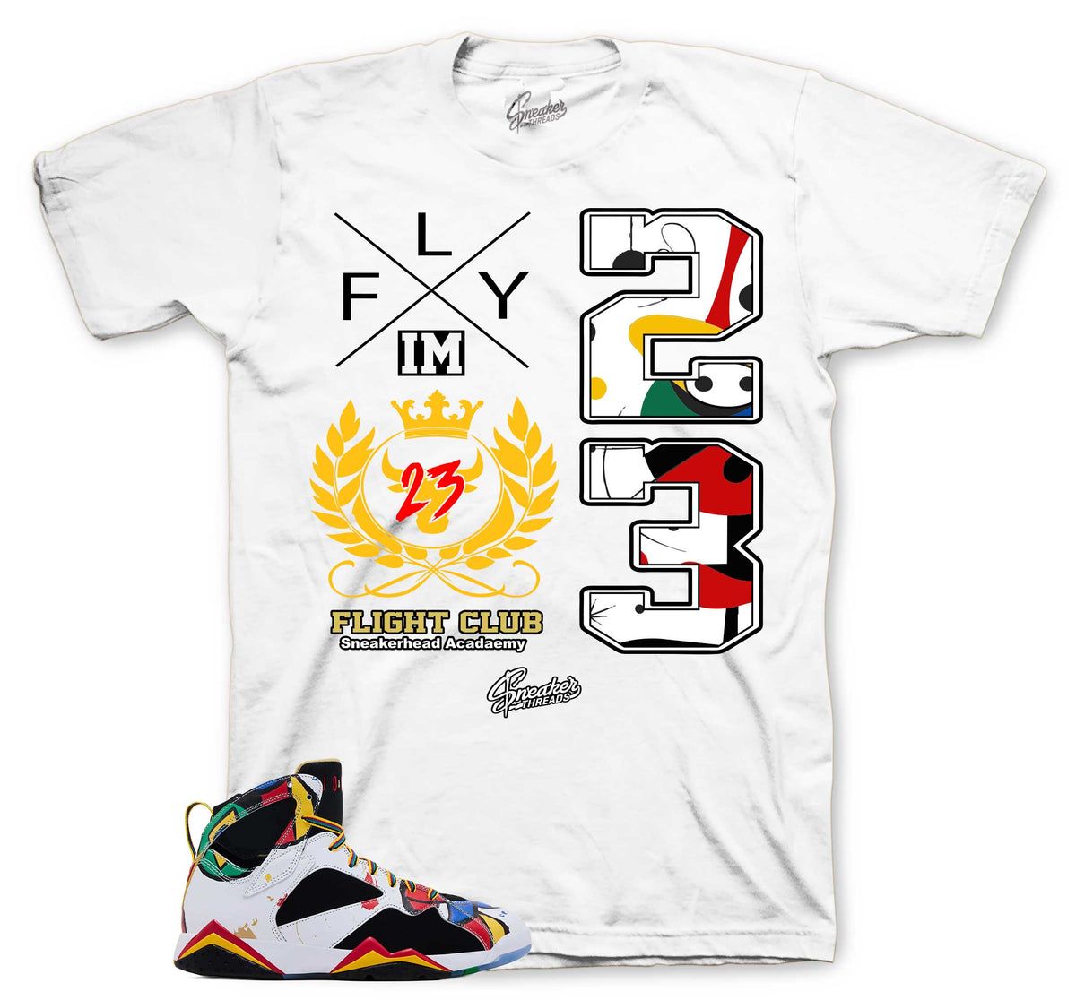 Retro 7 Miro Flight Crest Shirt