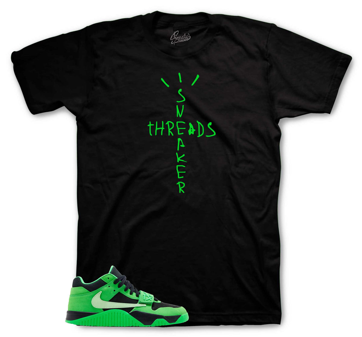 Jack TR Green Spark Scribble Shirt