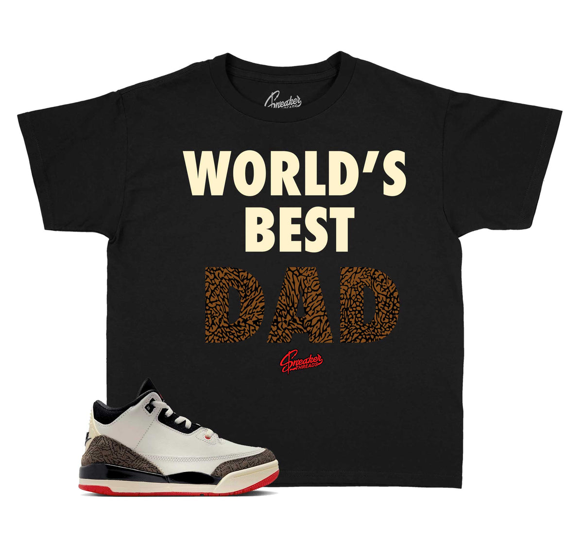 Kids - World's Best 3 Dad Shirt