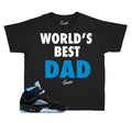 Kids - Black Carolina 5 Worlds Best Dad Shirt