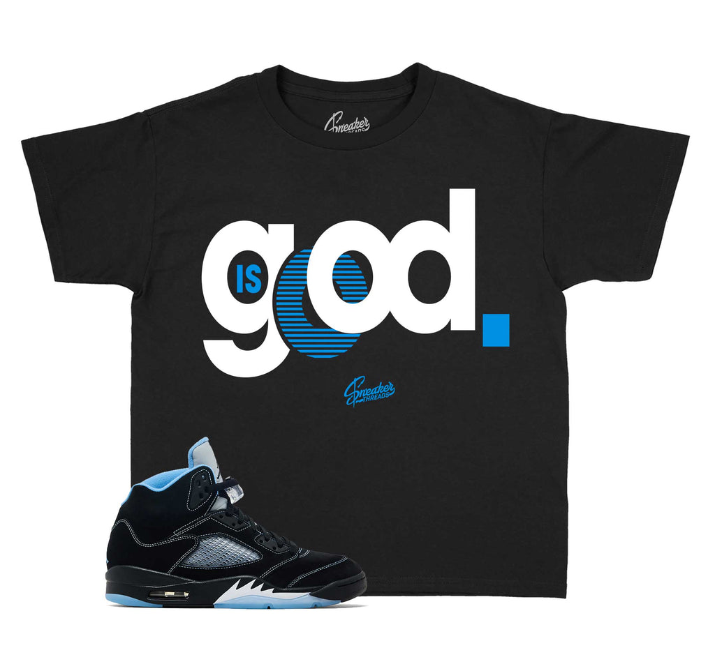 Kids - Black Carolina 5 God is Good Shirt