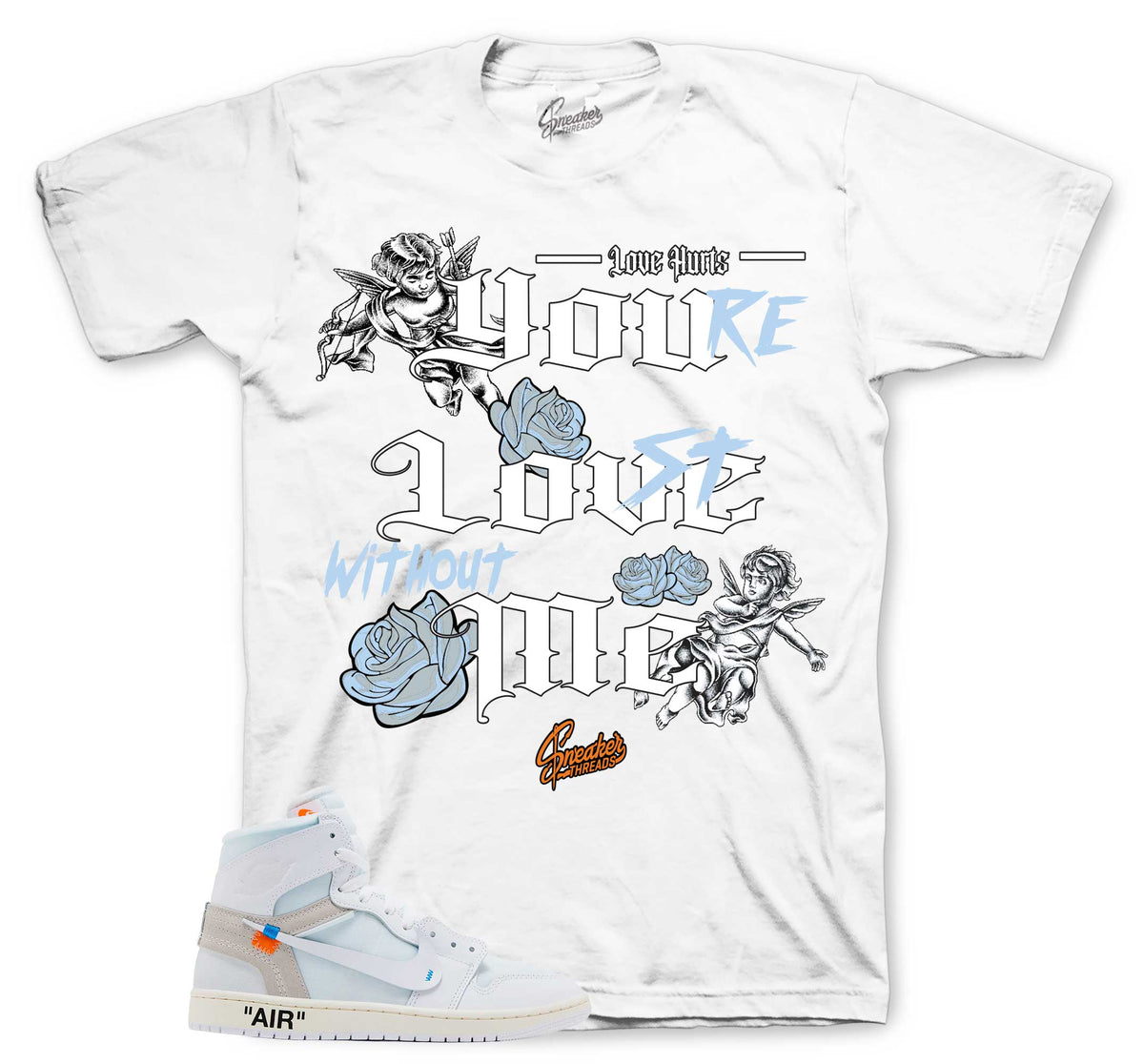 Retro 1 Alaska White Love Hurts Shirt