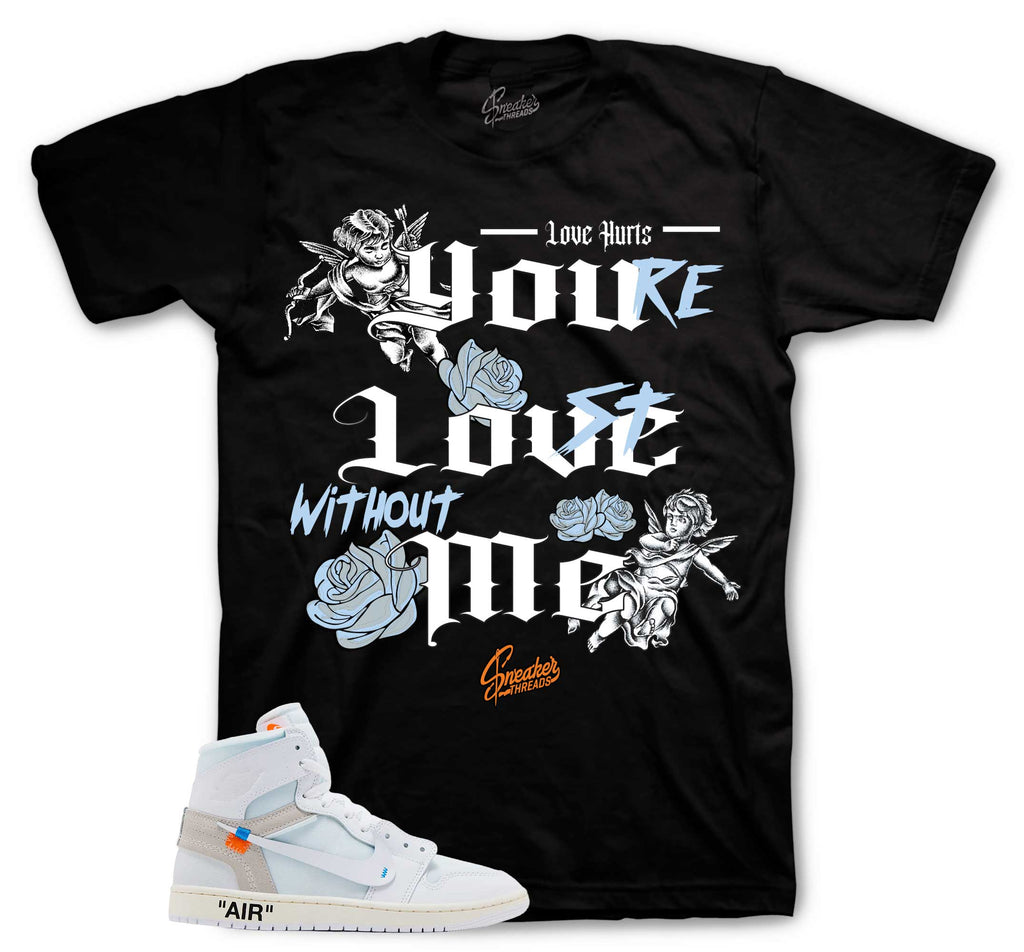 Retro 1 Alaska White Love Hurts Shirt