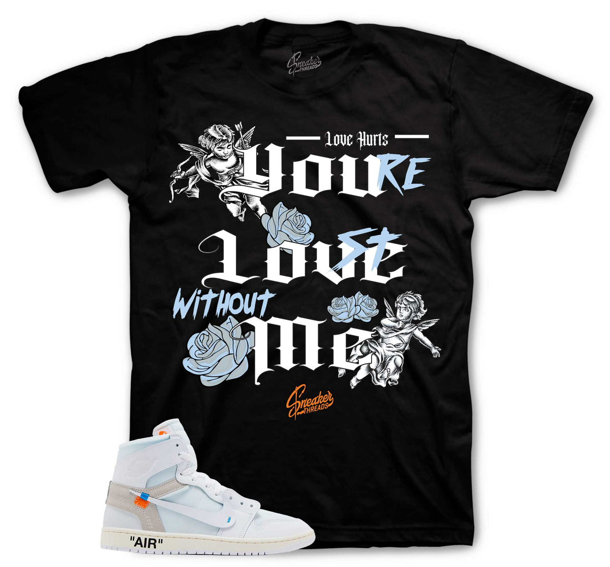 Retro 1 Alaska White Love Hurts Shirt