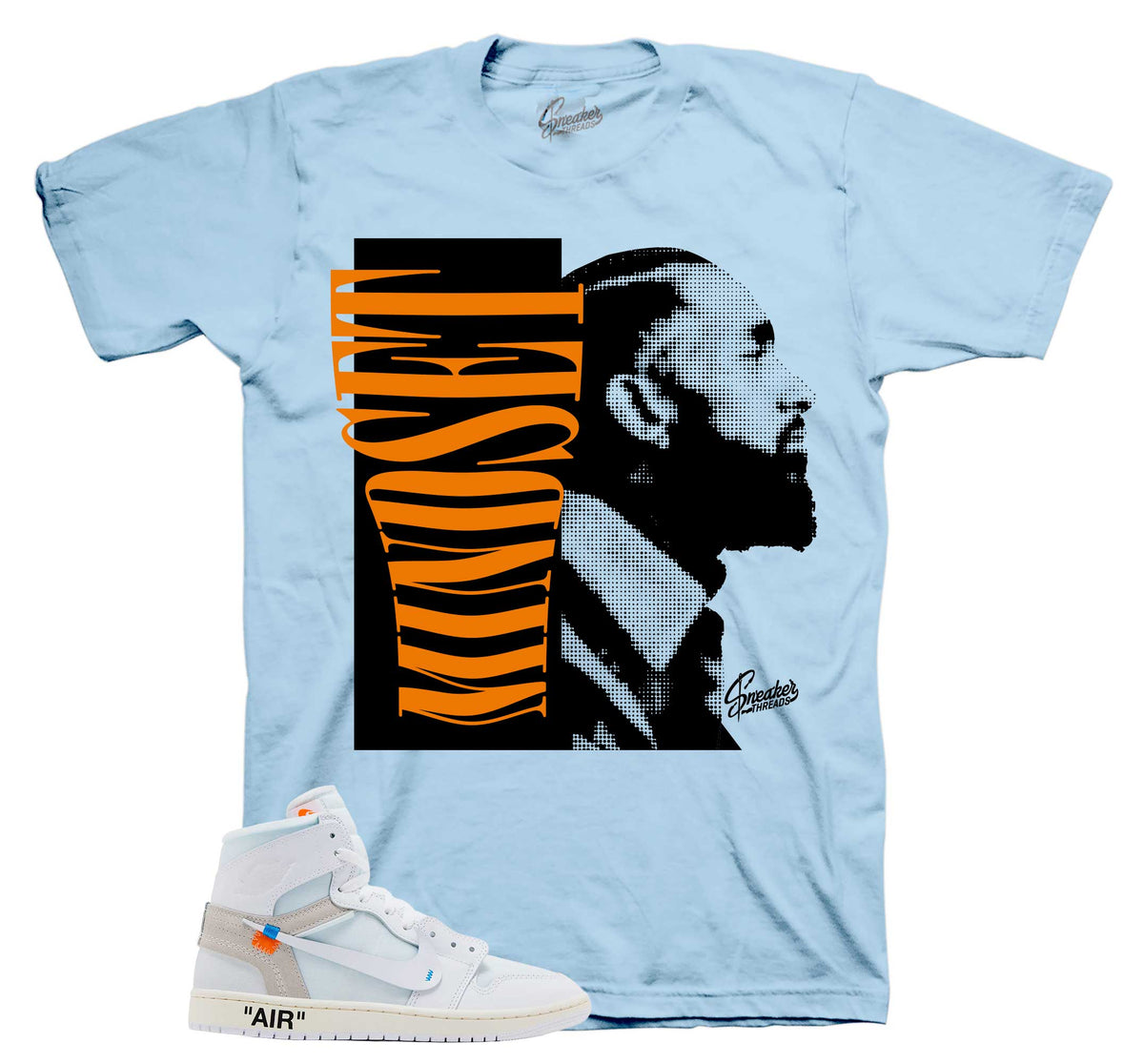 Retro 1 Alaska White Mindset Shirt