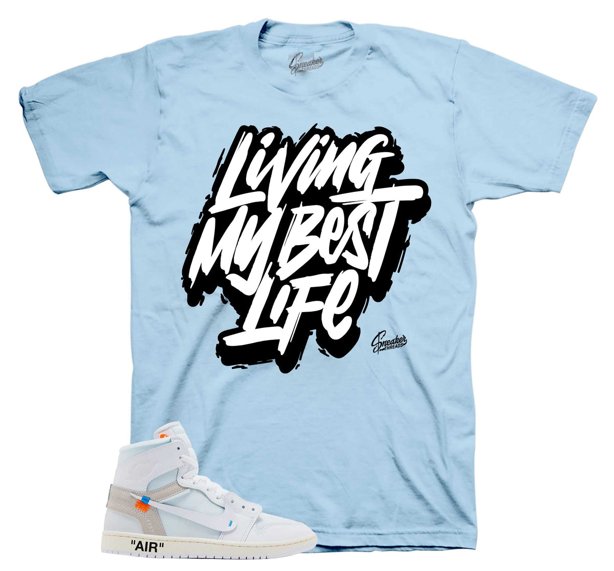 Retro 1 Alaska White Living Life Shirt