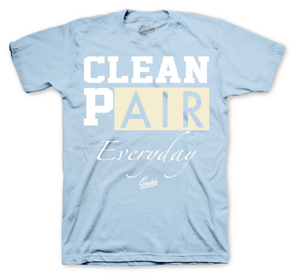 Retro 1 Psychic Blue Clean Pair Shirt