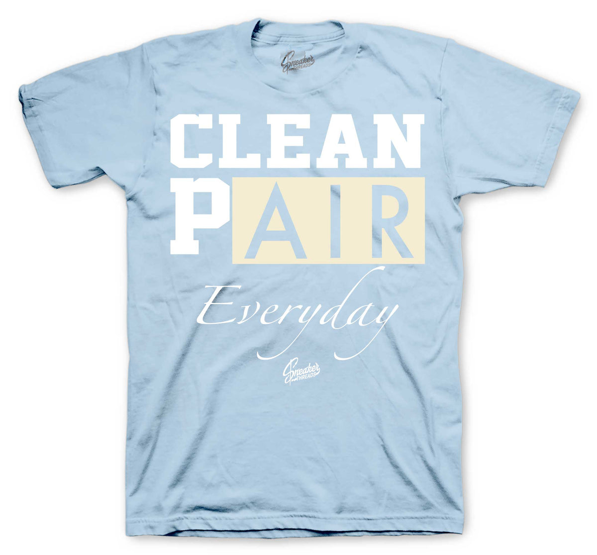Retro 1 Psychic Blue Clean Pair Shirt