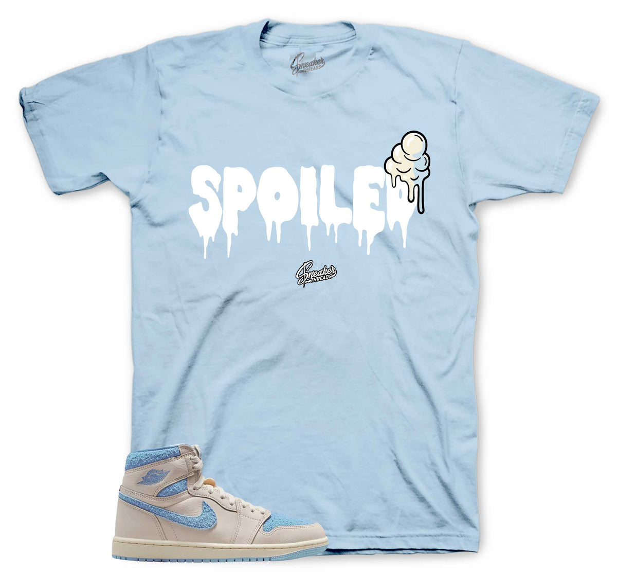 Retro 1 Psychic Blue Spoiled Shirt