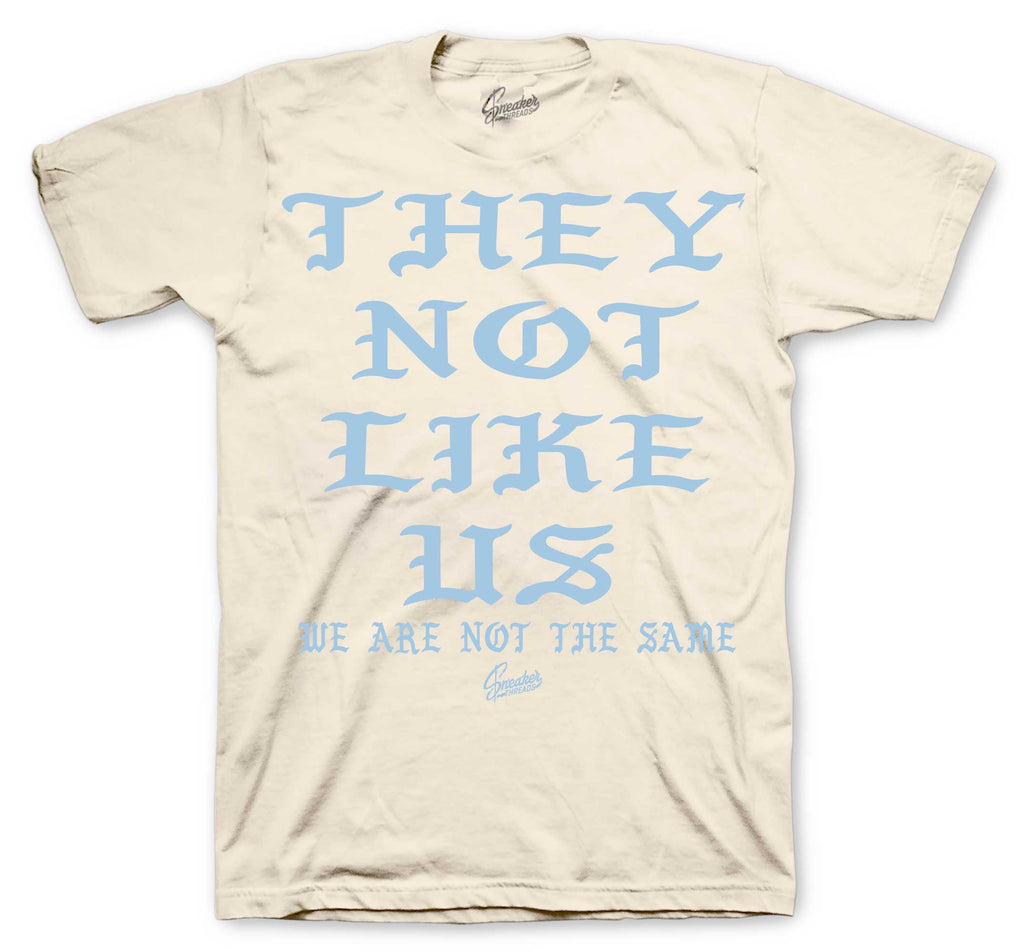 Retro 1 Psychic Blue Not Like Us Shirt