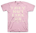 Retro 1 Travis Scott Shy Pink Not Like Us Shirt