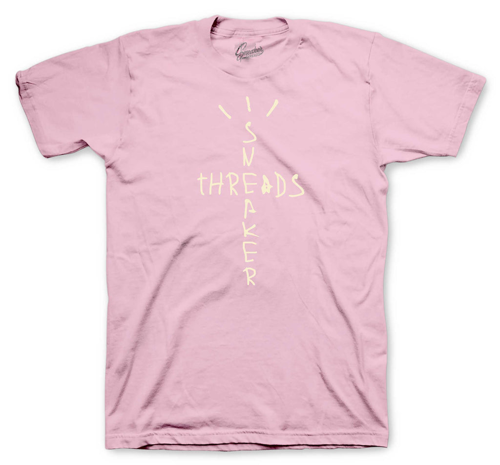 Retro 1 Travis Scott Shy Pink Scribble Shirt