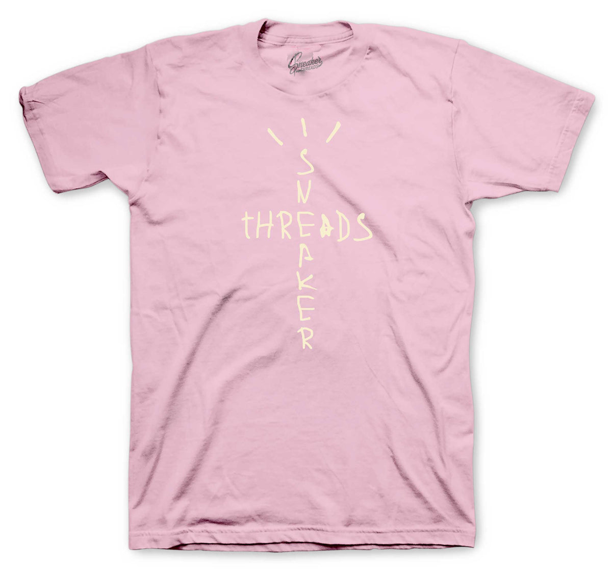 Retro 1 Travis Scott Shy Pink Scribble Shirt