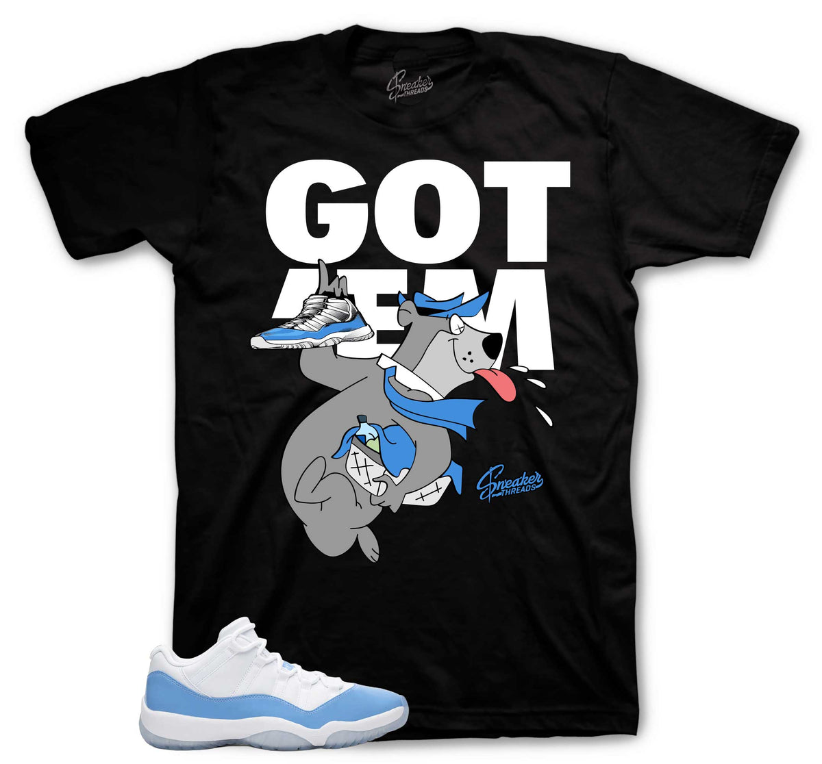 Retro 11 University Blue Finessed Shirt