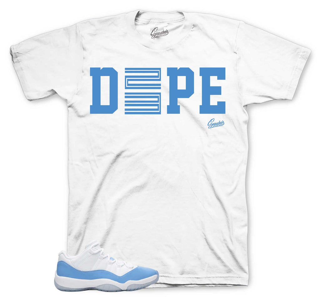 Retro 11 University Blue Dope Shirt