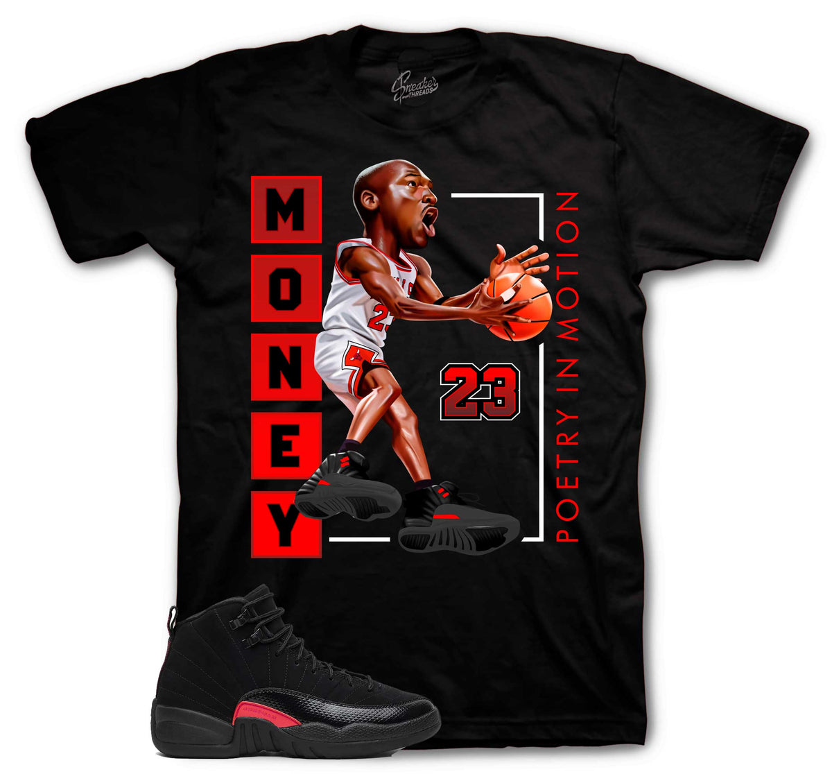Retro 12 Bloodline Poetry In Motion Shirt