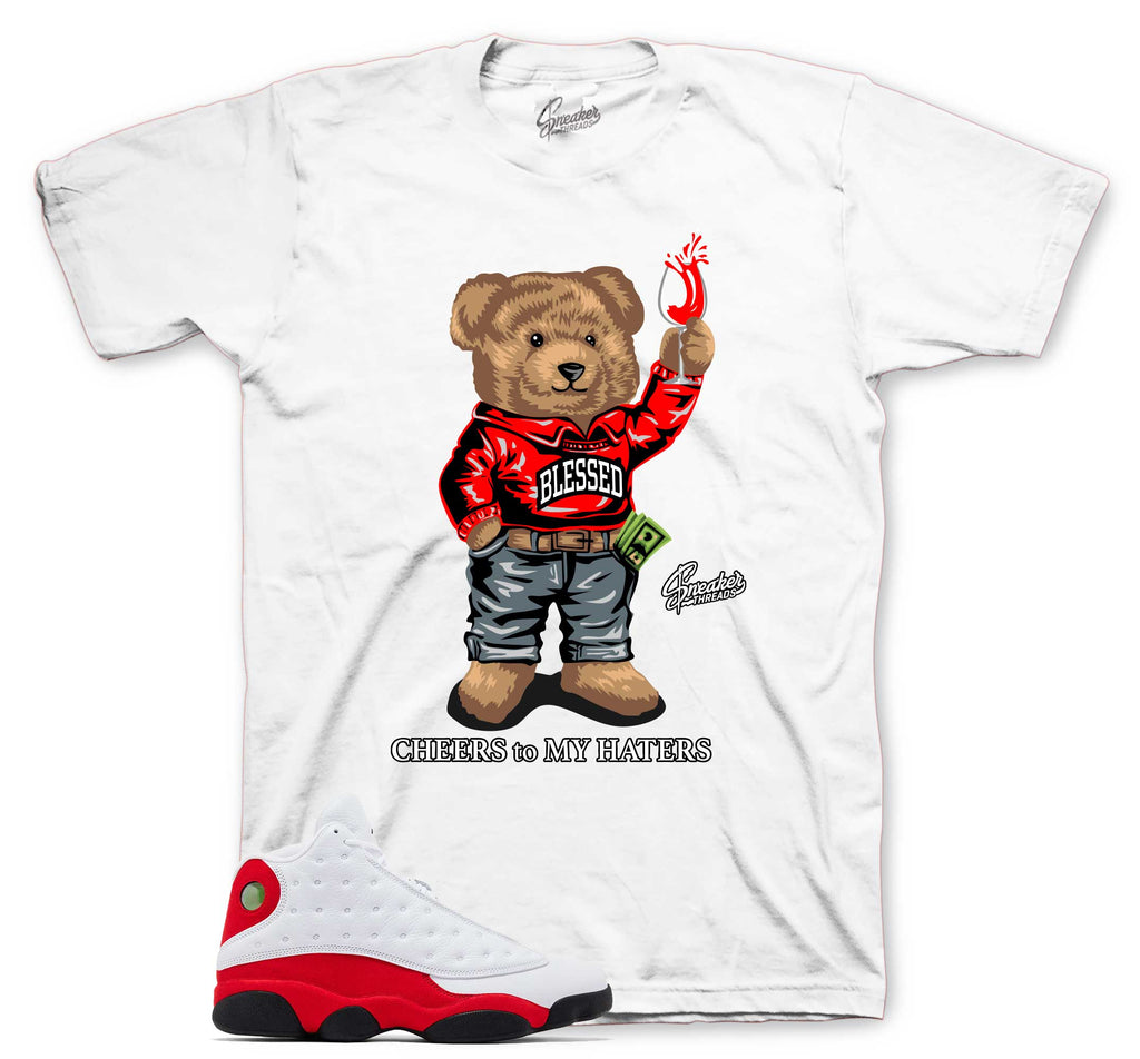Retro 13 Chicago Cheers Bear Shirt