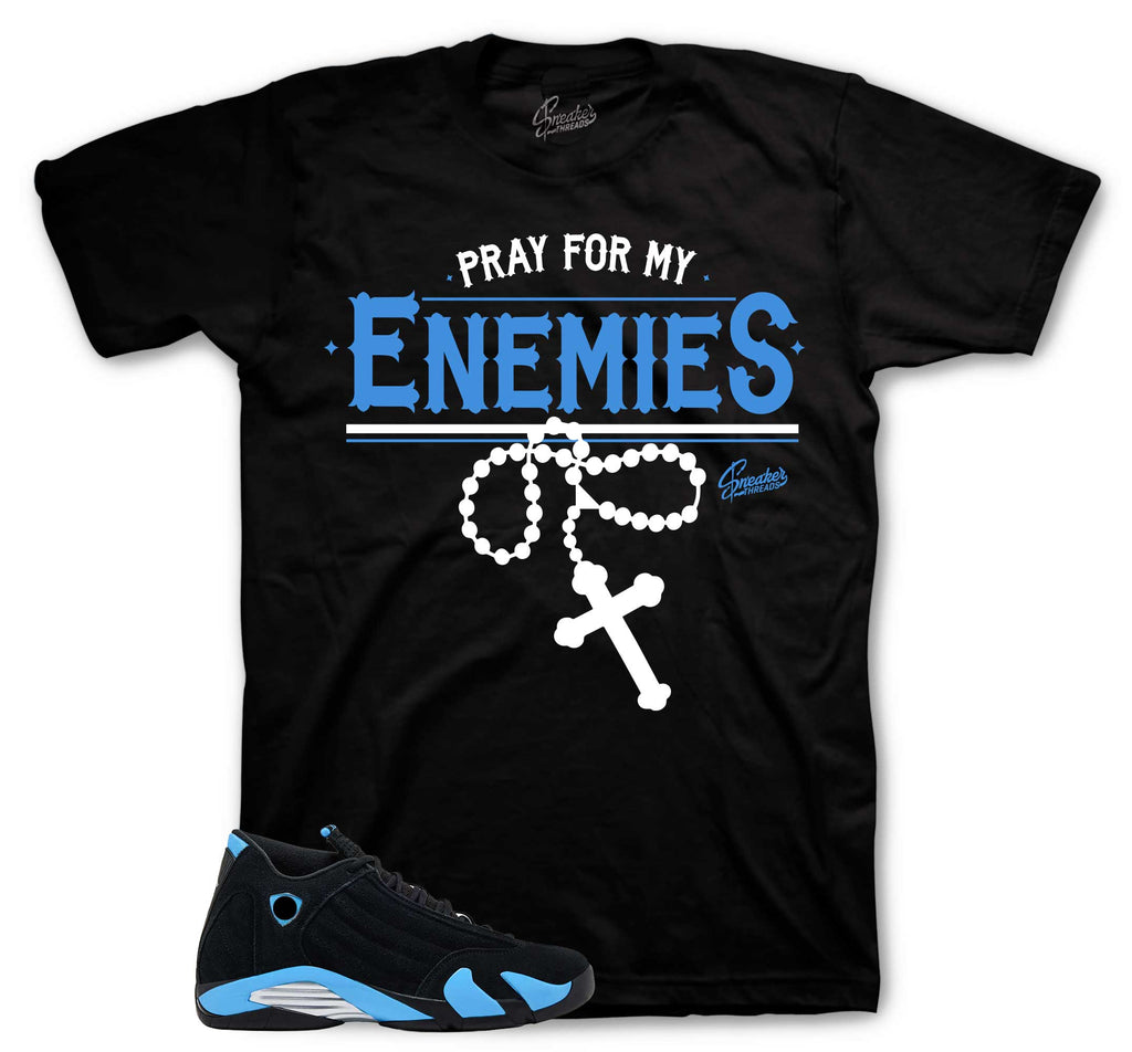 Retro 14 University Blue Pray For My Enemies Shirt