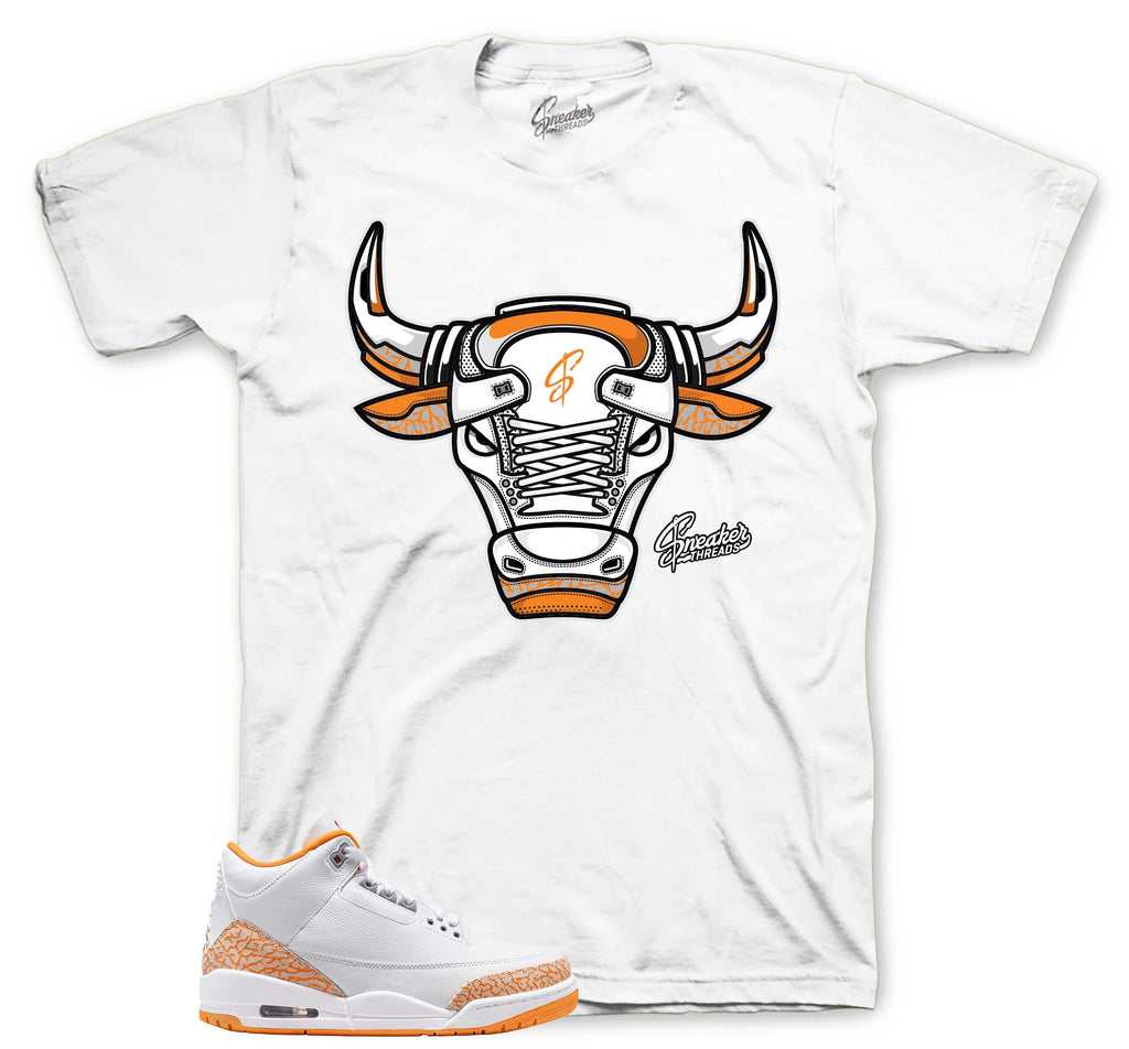 Retro 3 Orange Citrus War Bully Shirt