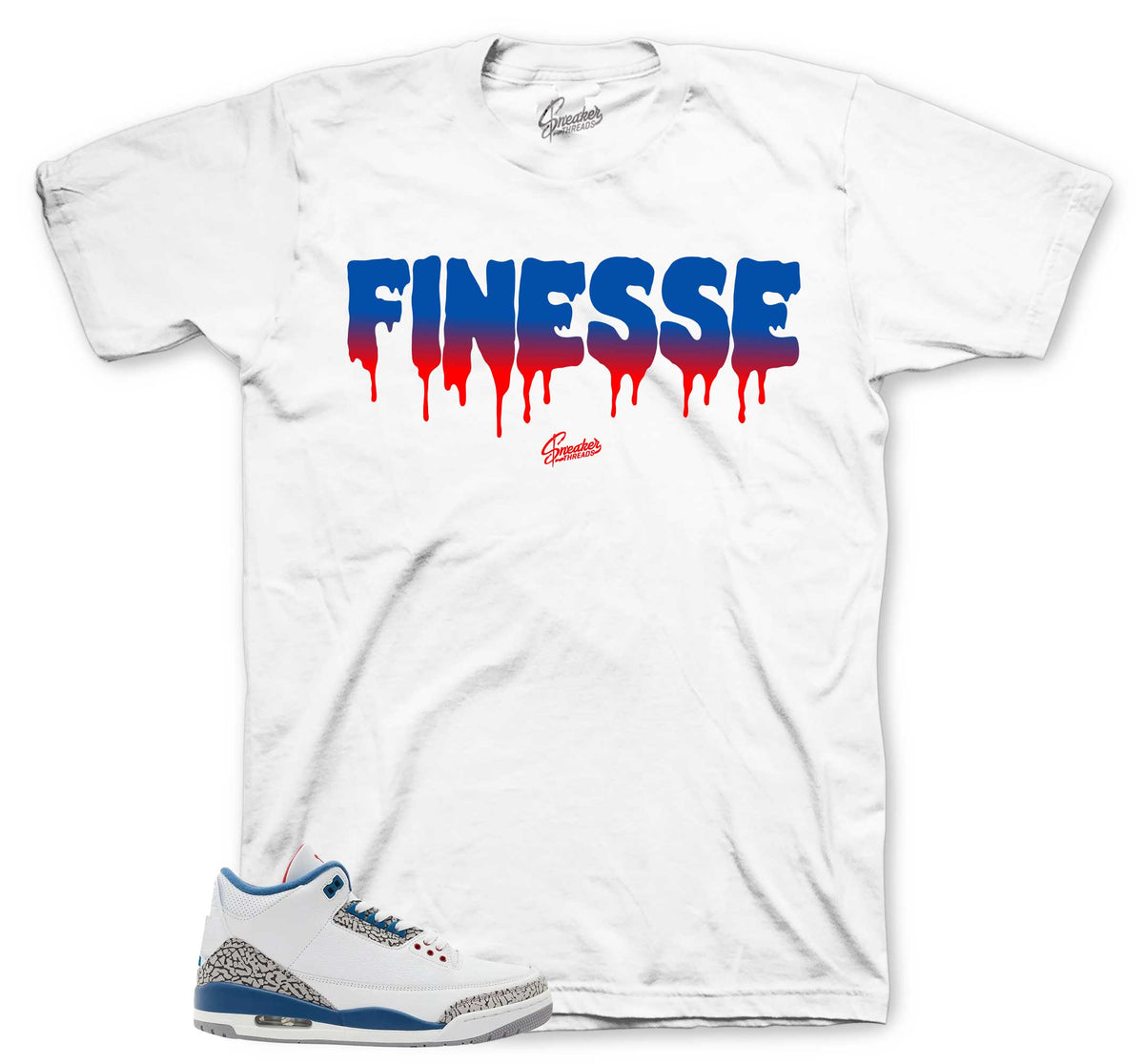 Retro 3 True Blue Finesse Shirt