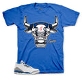 Retro 3 True Blue War Bully Shirt