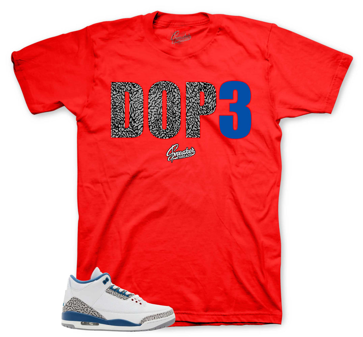 Retro 3 True Blue D3 Shirt