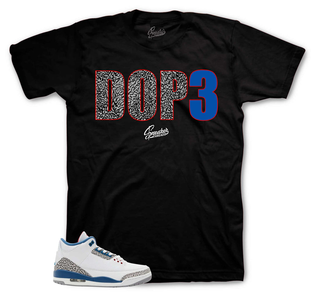 Retro 3 True Blue D3 Shirt