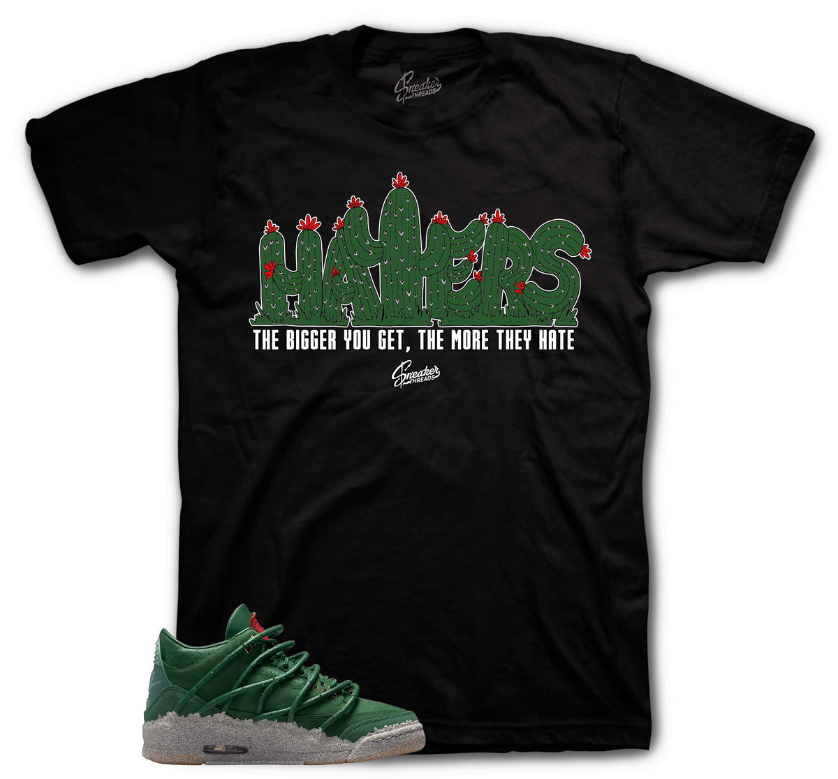 Retro 3 Concrete Rose Haters Shirt