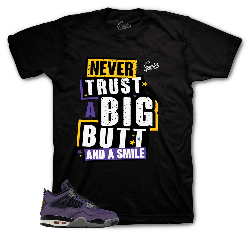 Retro 4 Imperial Purple Never Trust Shirt