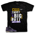 Retro 4 Imperial Purple Never Trust Shirt