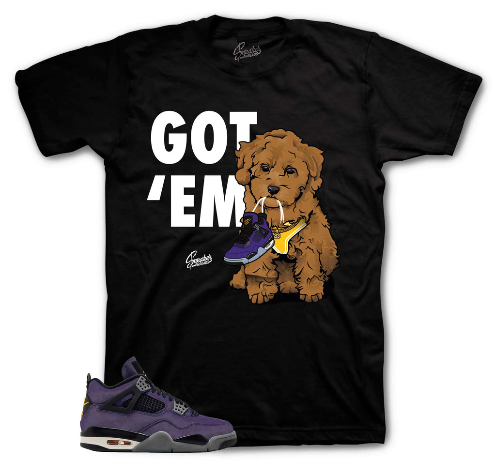 Retro 4 Imperial Purple Got Em Shirt