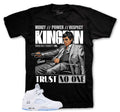 Retro 5 White Metallic Trust Issues Shirt
