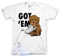 Retro 5 White Metallic Got Em Shirt