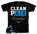 Retro 5 Black Carolina Clean Pair Shirt