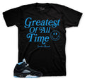 Retro 5 Black Carolina Goat Shirt